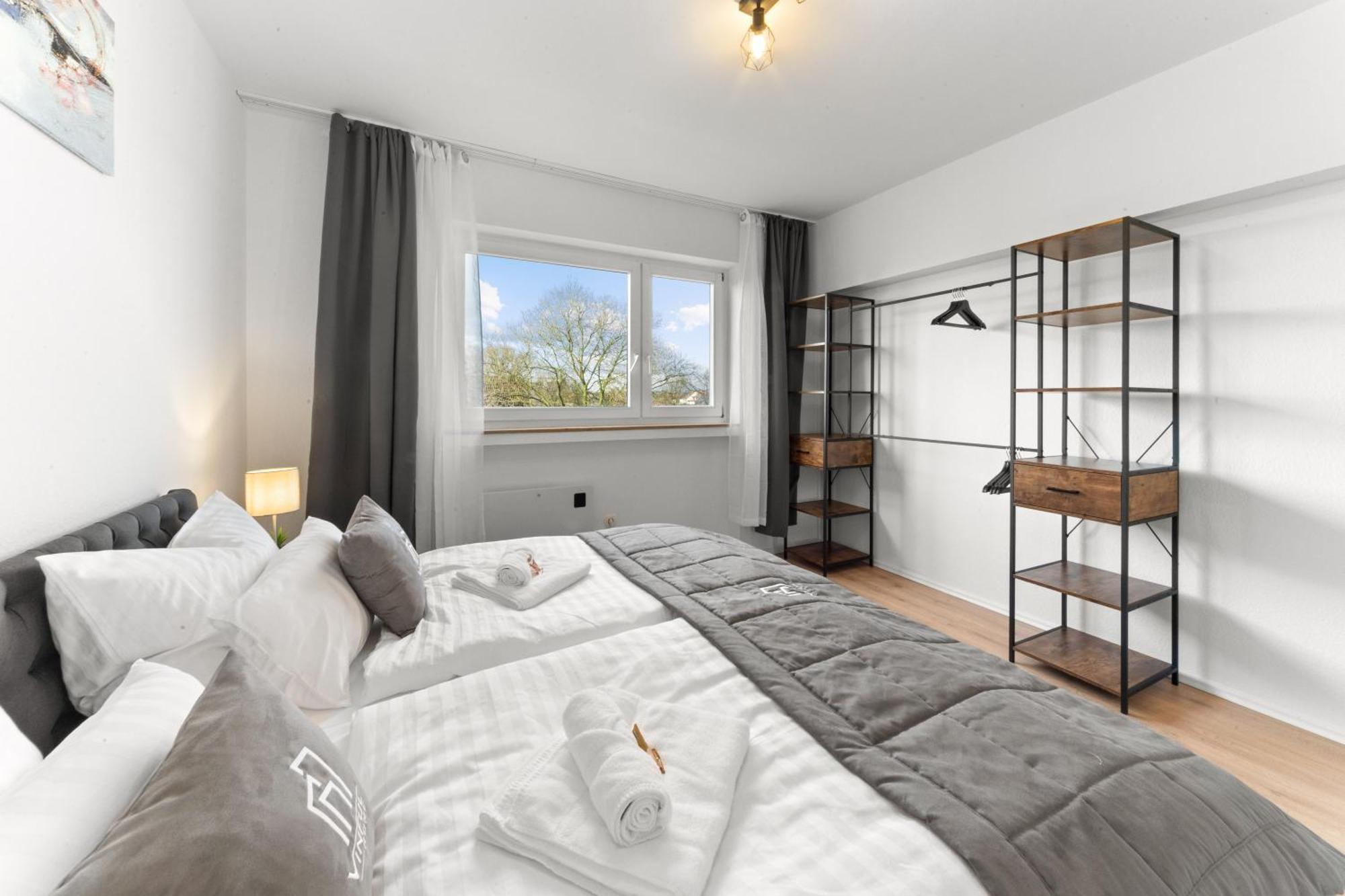 Vinful: Premium-Apartment Mit Balkon Und Parkplatz Mülheim an der Ruhr Exterior foto